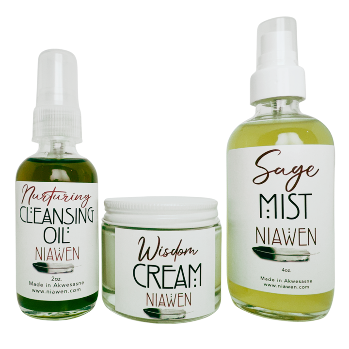 The Ceremony Ritual complete Indigenous skincare bundle with sacred botanicals for self-care ceremonies - Niawen