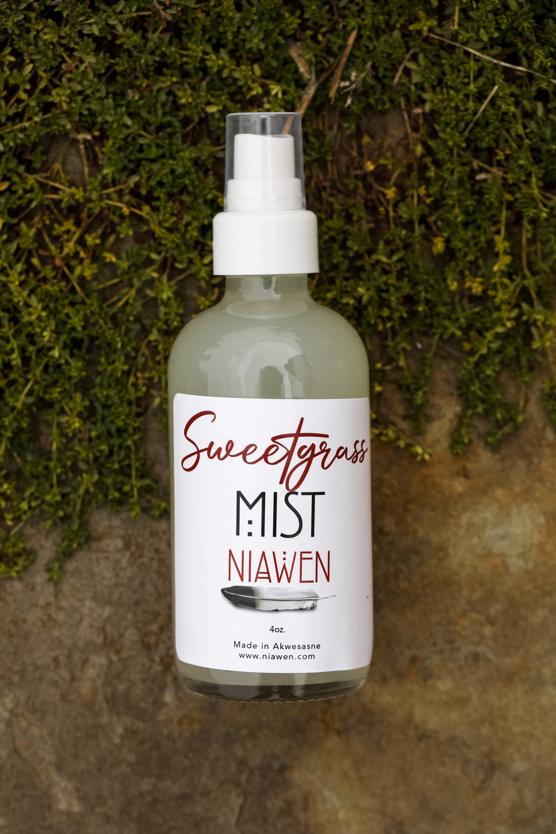 Sweetgrass Mist natural aromatherapy spray with Indigenous botanicals