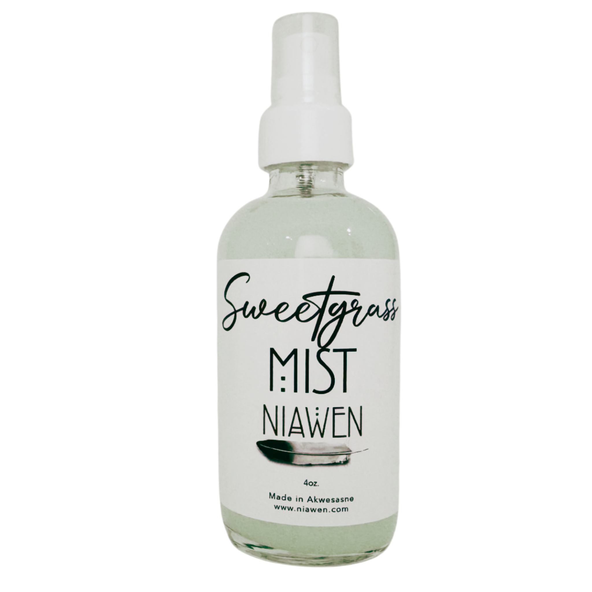 Sweetgrass Mist purifying ceremonial body spray with sacred sweetgrass - Niawen