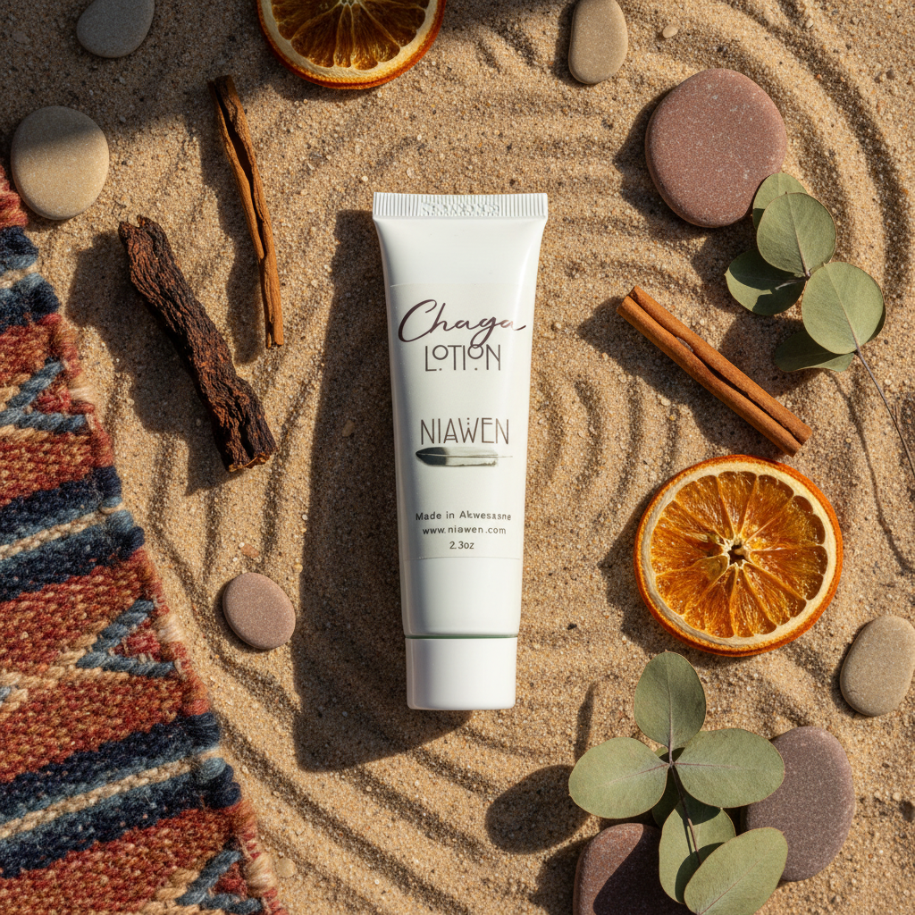 Chaga Lotion - Wildcraft Body Lotion - Soothes Dry Skin - Niawen Chaga Lotion - Wildcraft Body Lotion - Soothes Dry Skin - Niawen