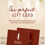 Niawen gift card for Indigenous botanical skincare and wellness products